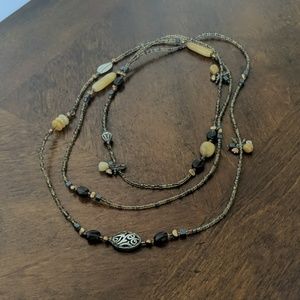 Silpada sterling silver beaded necklace